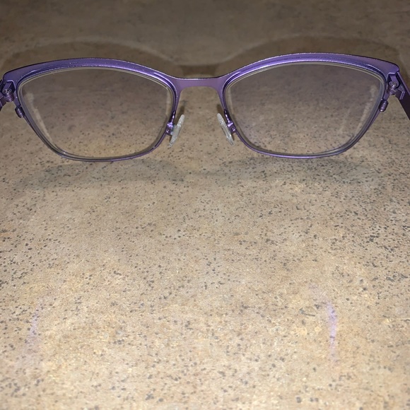Fysh F 3579 Purple Zebra Striped Metal Frames main image 4